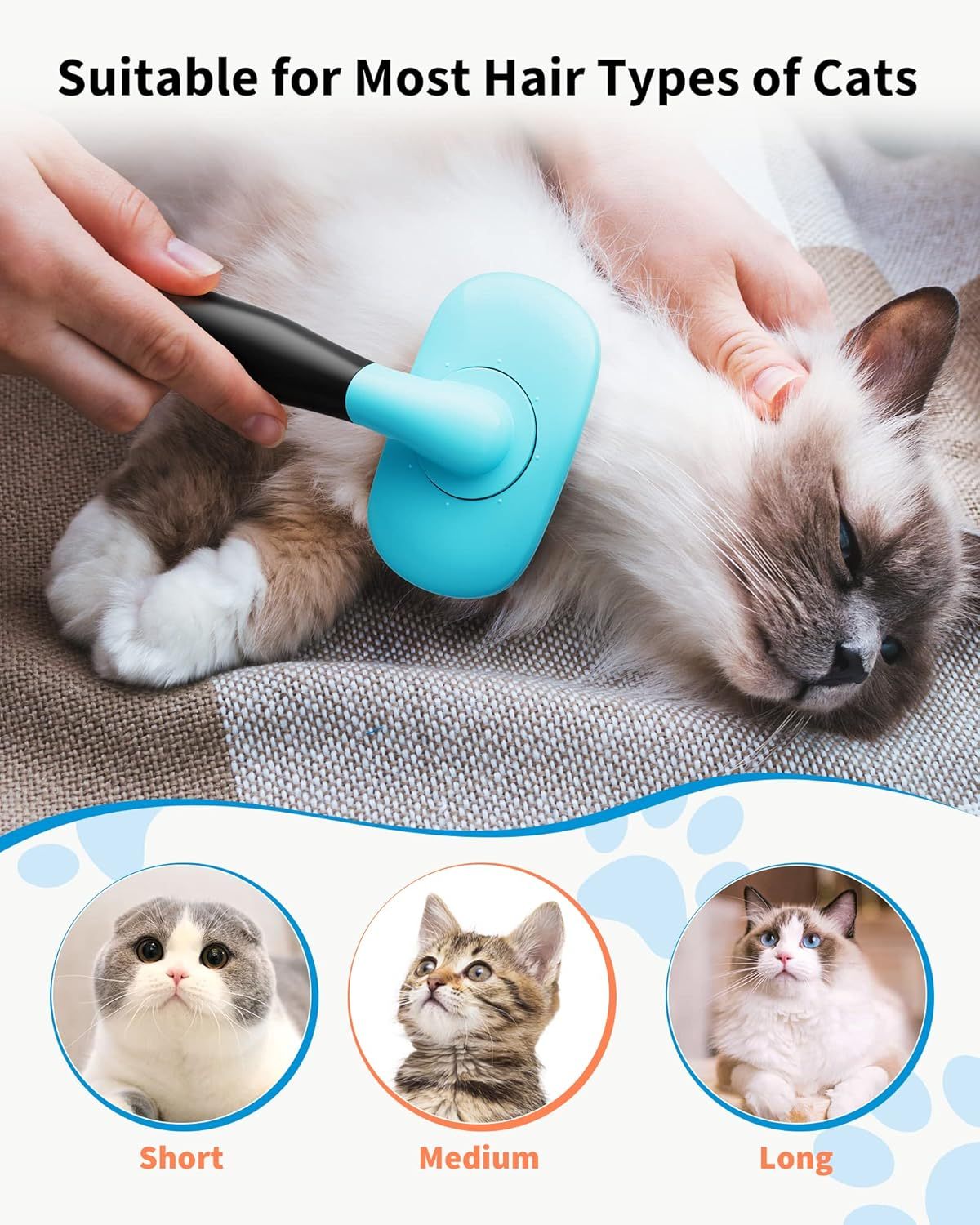 Dog and Cat Grooming Brush. Easy Hair Removal. Fast EU Delivery