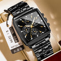 Square Men's Watch Multifunctional Business Quartz