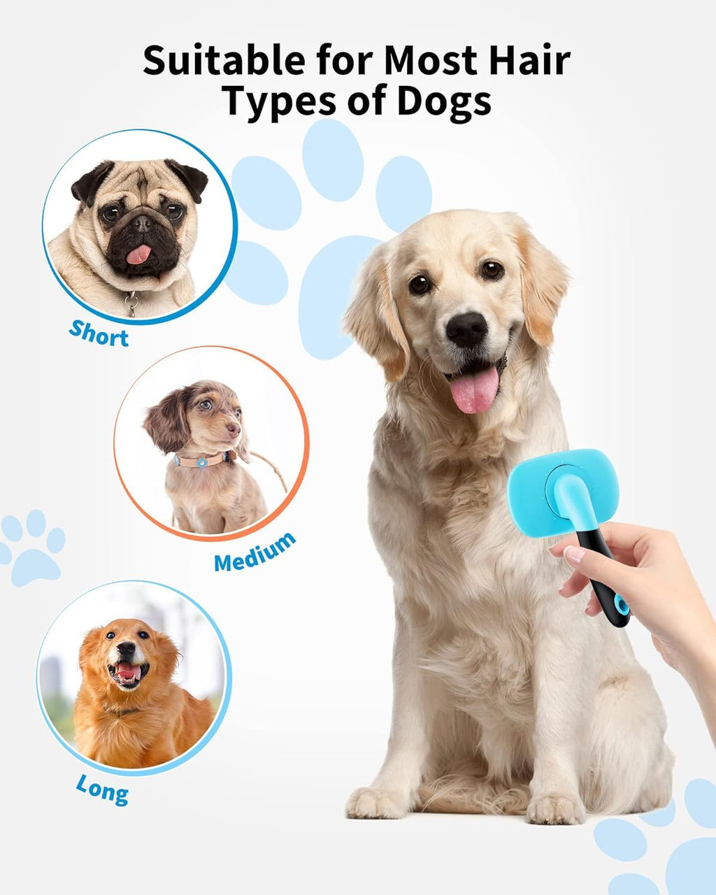 Dog and Cat Grooming Brush. Easy Hair Removal. Fast EU Delivery