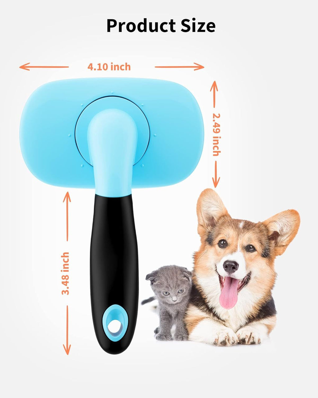 Dog and Cat Grooming Brush. Easy Hair Removal. Fast EU Delivery
